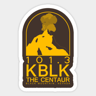 101.3 KBLK Sticker